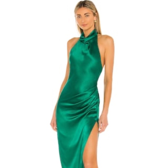 Amanda Uprichard Dresses & Skirts - Amanda Uprichard X REVOLVE Samba Gown in Dark Green